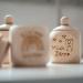 Premium Engraved Wooden Milk Tooth Box for First Curl - Emotional Slogan Keepsake Storage Box for Babies - Perfect Gift for Birth - Buy Online on GoSupps.com