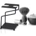 Dgudgu Stainless Steel Safety Razor & Shaving Brush Stand - Black Shave Holder for Men - Buy Online on GoSupps.com