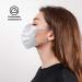 NU R 10pcs Multi Color 3 Ply Disposable Face Mask Mask with Filter Layer and Elastic Earloop Retail Sealed bags A-White - Buy Online on GoSupps.com