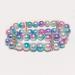 PETFAVORITES Small Dog Necklace Jewelry - 2 Row Pearls Rhinestones, Bling Female Puppy Accessories - Chihuahua Yorkie Girl Wedding Clothes - Ombre Purple, 8-Inch - Buy Online on GoSupps.com