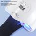 Tongyend UV Gloves for Gel Nails UV Nail Lamp Manicure Dryer Professional Nail Art Skin Care Fingerless Gloves to Protect Hands from UV Light Lamp Dryer for Manicure Dryer Outdoor Use Black long - Buy Online on GoSupps.com