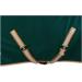 Marengos Economic Sweat Rug - Breathable Fleece Transport Blanket for Horses | Removable Cross Strap | 125cm | Fir Green - Buy Online on GoSupps.com