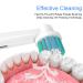 Oral B Compatible Replacement Toothbrush Heads - 6 Pack White Refill Brush Heads - Buy Online on GoSupps.com