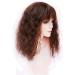 Water Wavy Hair Forehead Piece Clip in Middle Part Topper with Choppy Fringe Thin/45cm Light Brown Thin/45cm Light Brown - Buy Online on GoSupps.com