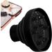 Huaxingda Hair Dryer Vent Hood | Foldable Silicone Blow Dryer Attachment Heat Resistant | Hair Styling Supplies Multifunctional Soft Hair Dryer Accessories for Home Salon black - Buy Online on GoSupps.com