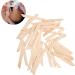 50pcs Wooden Wax Spatulas Applicator for DIY Hair Removal - Quadrilateral Waxing Sticks - Buy Online on GoSupps.com