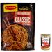 Italian Gourmet E.R. Maggi Fusian Classic Flavour Pasta with Spices (2 Servings) 121g + Gourmet Italian Polpa 400g