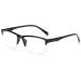 Vevesmundo Halbrille Men's women Modern Half frame reading aids Seive Aid Glasses+0.75 +1.0 +1.25 +1.5 +1.75 +2.0 +2.25 +2.75 +3.0 +3.5 +3.75 +4.0 1 piece of reading glasses 3.5 x