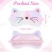 Plush Sleep Eye Mask for Kids - Cute Rainbow Cat & Bunny Blindfolds | Soft Sleep Masks for Travel & Nap (2 Pack - Buy Online on GoSupps.com