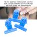 Nail Tips Clips - 5 Pack C Curve Nail Extension Clamps for DIY Nail Art Accessories (Blue) | Fast International Shipping - Buy Online on GoSupps.com
