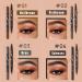 Linble 2in1 natural look microblading eyebrow pencil with fork and pointed variants hairlike strokes eyebrow pen color 3 gray 3 Dark gray - Buy Online on GoSupps.com