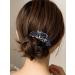 Missgrace Blue Crystal Rhinestone Flower Hair Comb for Bride - Wedding Prom Hair Accessory - Buy Online on GoSupps.com