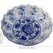 Fruit Bowl Salad Bowl Ceramic Creative Blue and White Porcelain Fruit Plate Snack Basket Food Basin Chinese Classical Hollow Crafts Fruit Bowl for Kitchen Counter (Color : A Size : Large) (A Small) - Buy Online on GoSupps.com
