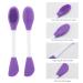 Silicone Facial Mask Applicator & Skin Care Tools Set - 4 Pcs Face Scrubber Mask Brush & Lip Exfoliator for Flawless Skin - Buy Online on GoSupps.com