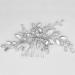 Casstad Wedding Hair Accessories Hair Pieces Comb for Brides Bridal Silver color Vintage Headpiece Comb Hair Clip - Buy Online on GoSupps.com