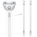 2 Packs Quick Release Tube Compatible with Amara View Only Short Tube for AV No Elbow Improved Design and Upgraded Material Great Value Supplies by Medihealer.