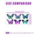 Colorful Butterfly Temporary Tattoos - 10 Sheets, Waterproof & Fake, for Women, Kids, Girls - Ideal for Birthday Parties & Makeup - Coszeos - Buy Online on GoSupps.com