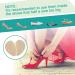 Metatarsal Pads - 2 Pairs Anti-Slip Gel Forefoot Cushions for Women | Pain Relief for High Heels & Sandals - Buy Online on GoSupps.com