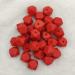 50pcs 14mm Mandarin Red Silicone Hexagon Pearl Beads for DIY Mom Jewelry Making - Buy Online on GoSupps.com