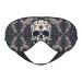 Skull Yoga and Flower Print Unisex Sleeping Eye Mask Soft Comfortable Light-Blocking Eye Mask