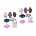Beaupretty 12 STK storage bags for women's bandages. Verable reusable menstrual insert women binding with wings menstrals pad ladies sords made of fiber carbon fiber ladies' bandage pads