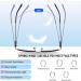 Xnourney Blue Light Blocking Glasses - Lightweight Metal Half Frame with UV Ray Filter, Spring Hinge Eyeglasses (2PCS Black) - Buy Online on GoSupps.com