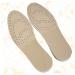 FOMIYES Invisible Heel Lift Inserts - Height Increasing Shoe Pads | Breathable Leather Insole | Size 4 Beige - Buy Online on GoSupps.com