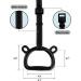 EXQ Home Kids Gymnastic Rings with Adjustable Straps - 220lb Capacity - Blue Standard - Buy Online on GoSupps.com