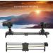 Motorized Time Lapse Camera Slider Track Dolly Rail System with Follow Focus - 31-80cm - Buy Online on GoSupps.com