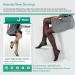 Juzo Naturally Sheer 2101AD Knee High Compression Socks 20-30mmHg - Closed Toe 2 Beige - International Shipping Available - Buy Online on GoSupps.com