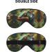Chameleon Unisex Sleep Eye Mask - Soft Comfort Music Print Cover for Travel Yoga & Shift Work - Black - Buy Online on GoSupps.com