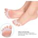 Toe Smooth Spacers for Pain Relief | Gel Ergonomic Design for Bunions Hallux Valgus & Crooked Toes - Washable & Comfortable - Buy Online on GoSupps.com