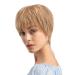 Wig Women Brown Curly Bob Curly Short Synthetic Hair Wavy Human Head Anime Party 80s