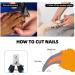 Quick Safety Sensor Pet Dog Nail Trimmers & Clipper for Large & Medium Dogs - Professional Toenail Clippers with Nail File - Buy Online on GoSupps.com