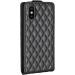 Luxury iPhone X/XS Case - Leather Wallet & Magnetic Folding Cover | VQWQ Black Protective Handy Case for iPhone X/XS 5.8 - Buy Online on GoSupps.com