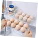 Zerodeko 2 Pcs Transparent Egg Lattice Plastic Drawers Fridge Egg Container Kitchen Supplies Eggs re-usable - Buy Online on GoSupps.com
