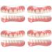 Batlam dentures cosmetic veneer whitening temporary prosthesis teeth below wrong teeth silicone denture for men women 4 couple