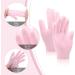 Sibba 2 Pairs Silicone Moisturizing Gloves Spa Gel Hydrating Gloves Women's Hand Care Gloves Anti Slip Aloe Lotion Gloves for Repairing Dry Hand Calluses Cracked Heels and Softening Rough Skin - Buy Online on GoSupps.com