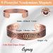 Cigmag Lymphatic Drainage Magnetic Bracelet for Men | Ultra Strength 99% Pure Copper | Adjustable Brazaletes | Celtic Knot Design | Gift Box Included - Buy Online on GoSupps.com