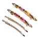 Beaupretty Rhinestone Bobby Pins - Colorful Crystal Hair Clips for Daily Fashion | 4pcs - Buy Online on GoSupps.com