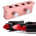 xuuyuu DIY Lipstick Mold Aluminum Alloy Dual Uses Lip Balm Maker Tool 12.1mm 4 Holes Dual Use Beak Type DIY Lipstick Mold Cosmetic Lip Balm Maker(01)