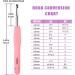 43 PCS Ergonomic Crochet Hook Set with Case and Accessories - Ideal for Arthritic Hands - 14 Sizes, Extra Long Needles - Knitting Kits for Enthusiasts - Buy Online on GoSupps.com