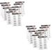 Healeved Black Eyebrows 20 Pcs Imitation Eco Eyebrow Sticker Fake Eyebrow Brow Stickers Transfer Stickers 3d Eyebrow Lines 21.5X14.5cmx2pcs Blackx2pcs