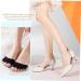 Fomiyes 4 Pairs Half Socks - Comfort Cushion for Sandals Slides & High-Heeled Boots | Invisible Forefoot Pads for Men & Women - Buy Online on GoSupps.com