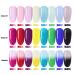 Jascherry 8 Colors Temperature Change Poly Nail Gel - Acrylic Nail Extension Gel for Beginners & Nail Design - Buy Online on GoSupps.com