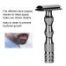 EVTSCAN Classic Men's Anti-Slip Dual Blade Manual Razor - Vintage Style Black Shaver for a Smooth Shave - Buy Online on GoSupps.com