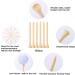Bamboo Golf Tees 100/120pcs - Durable & Biodegradable, 3-1/4 Inches, Reduce Friction & Side Spin for Stable Primary Shots | GFGL - Buy Online on GoSupps.com