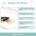 Kllalo Castor Oil Pack Kit | Organic Castor Oil & Reusable Wrap for Liver Detoxification | Adjustable Cotton Packs - Buy Online on GoSupps.com