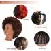 Curly Afro Mannequin Head with 100% Human Hair - Perfect for Hairdresser Training and Styling Practice - Buy Online on GoSupps.com