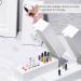 YUYTE Nail Drill Holder Nail Drill Storage Box Dustproof Stand Displayer Organizer Container 30 Holes for Beauty Salon and Household (No Drill) - Buy Online on GoSupps.com